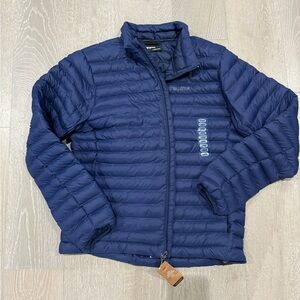 Marmot Echo Featherless Insulated puffer jacket large L navy blue